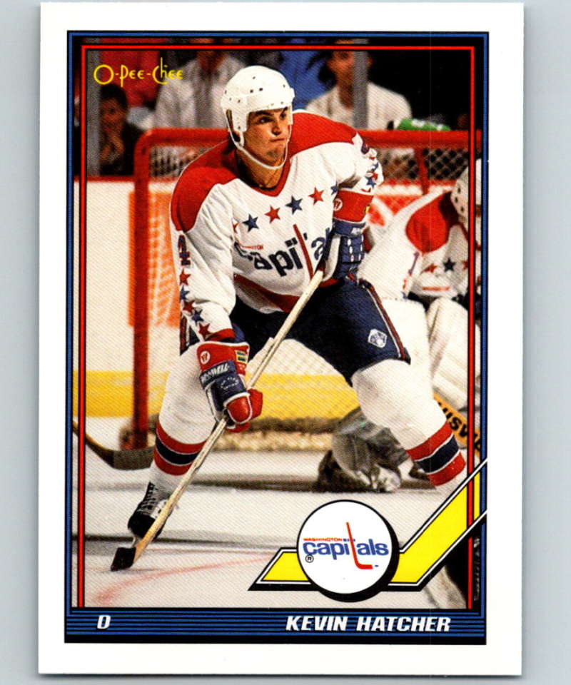 1991-92 O-Pee-Chee #310 Kevin Hatcher Mint Washington Capitals  Image 1