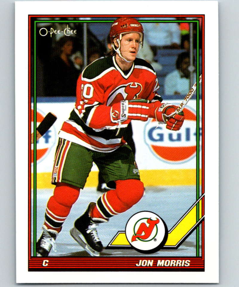 1991-92 O-Pee-Chee #332 Jon Morris Mint New Jersey Devils  Image 1