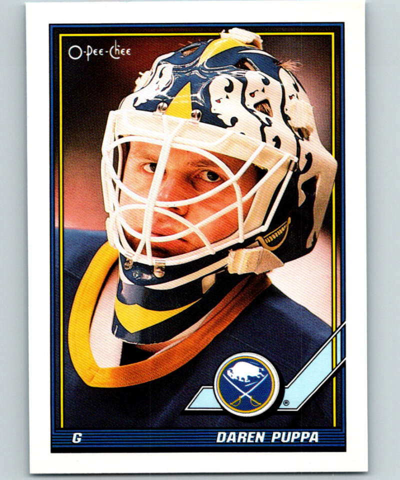 1991-92 O-Pee-Chee #333 Daren Puppa Mint Buffalo Sabres  Image 1