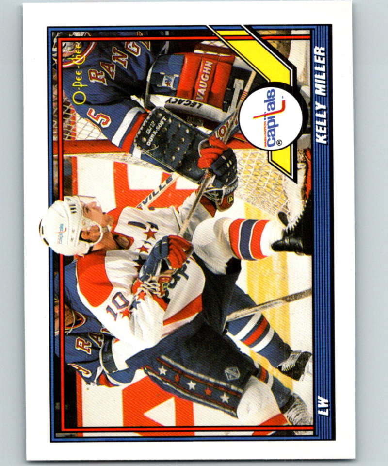 1991-92 O-Pee-Chee #342 Kelly Miller Mint Washington Capitals