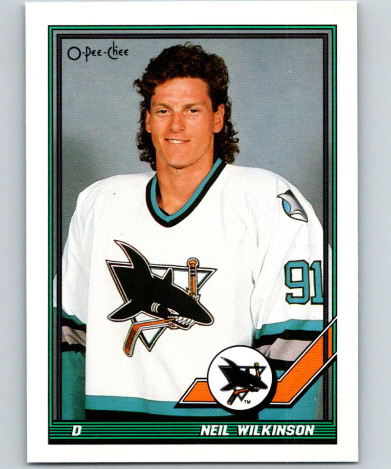 1991-92 O-Pee-Chee #348 Neil Wilkinson Mint Minnesota North Stars  Image 1