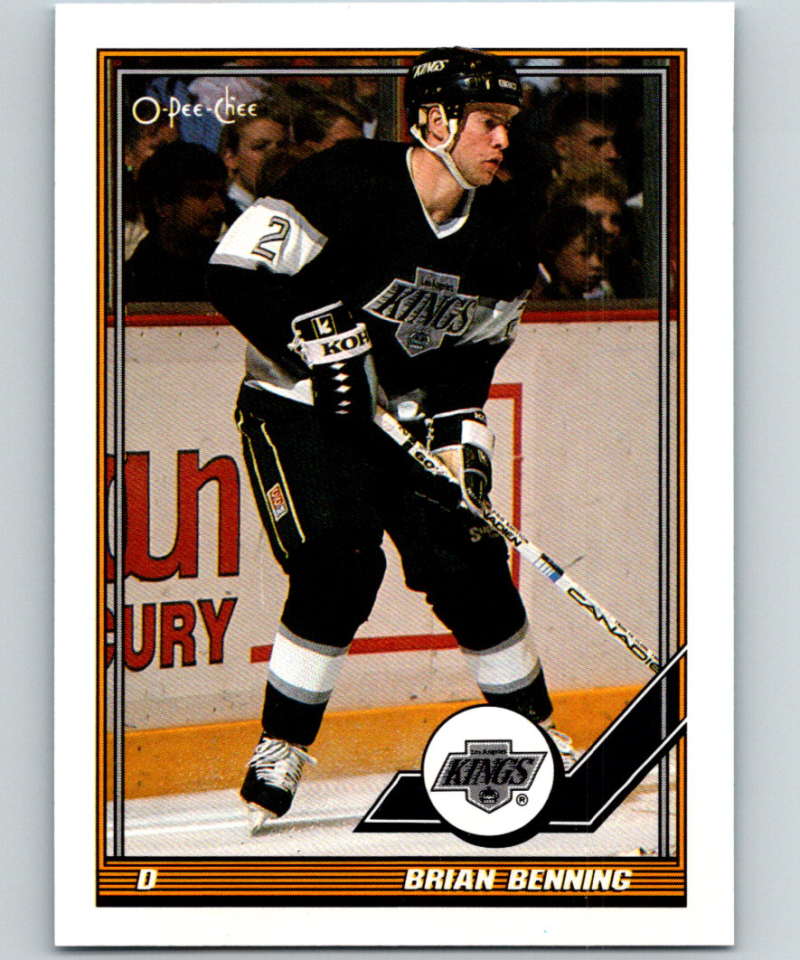 1991-92 O-Pee-Chee #359 Brian Benning Mint Los Angeles Kings  Image 1