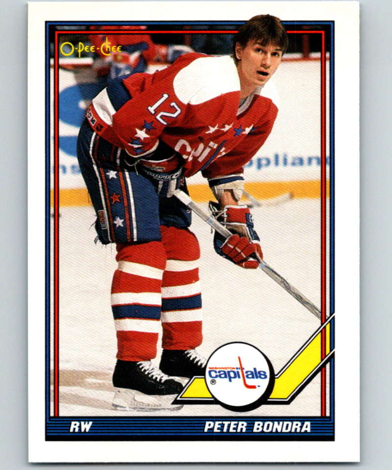 1991-92 O-Pee-Chee #362 Peter Bondra Mint Washington Capitals  Image 1