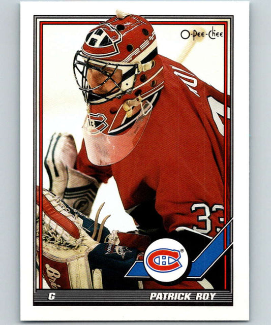1991-92 O-Pee-Chee #413 Patrick Roy Mint Montreal Canadiens