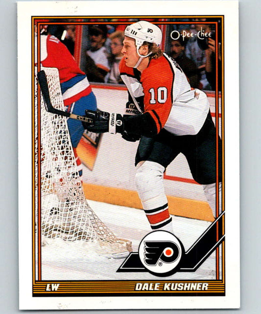 1991-92 O-Pee-Chee #415 Dale Kushner Mint Philadelphia Flyers  Image 1