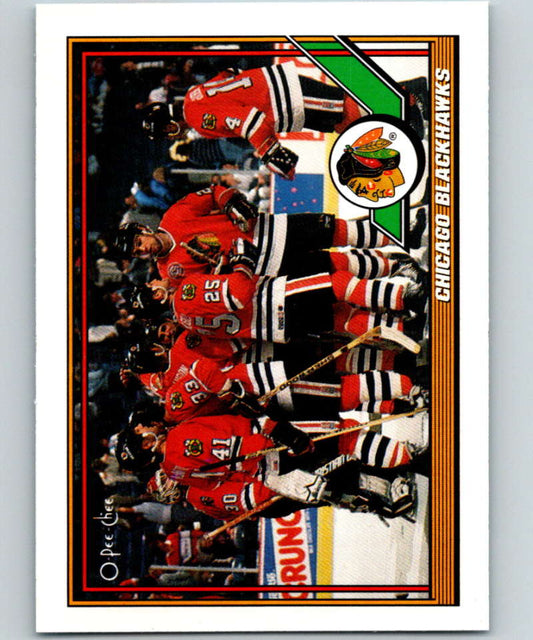 1991-92 O-Pee-Chee #430 Ed Belfour/Dirk Graham Mint Chicago Blackhawks  Image 1