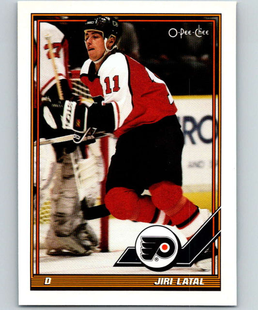 1991-92 O-Pee-Chee #444 Jiri Latal Mint Philadelphia Flyers  Image 1