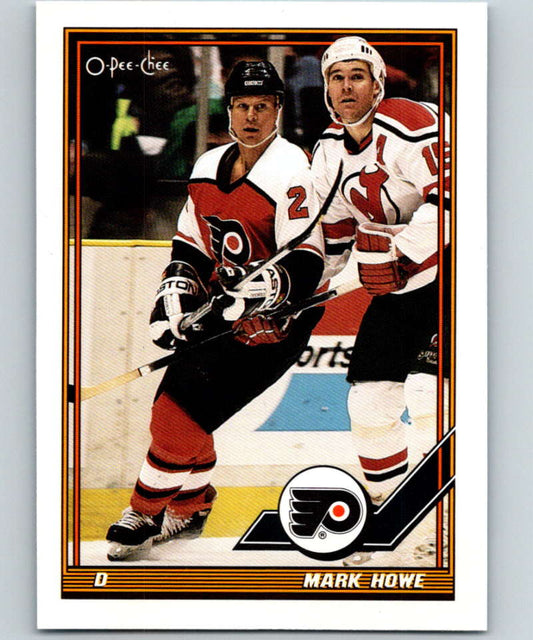 1991-92 O-Pee-Chee #466 Mark Howe Mint Philadelphia Flyers  Image 1