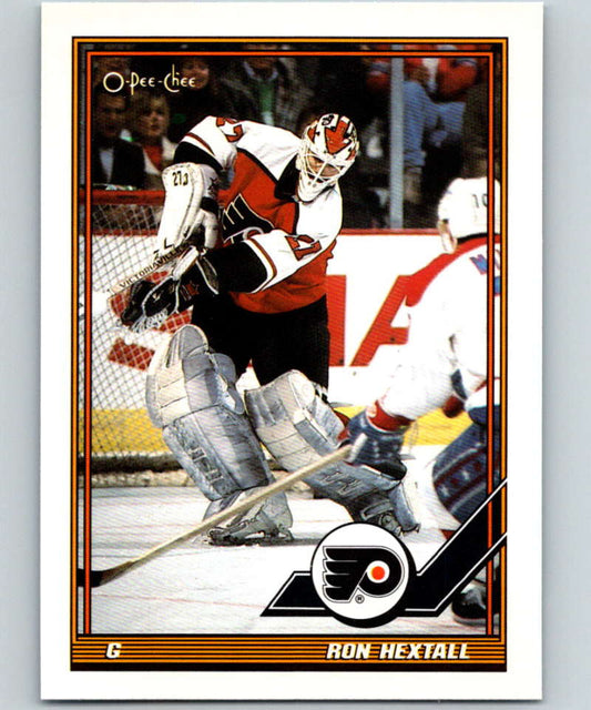 1991-92 O-Pee-Chee #470 Ron Hextall Mint Philadelphia Flyers  Image 1