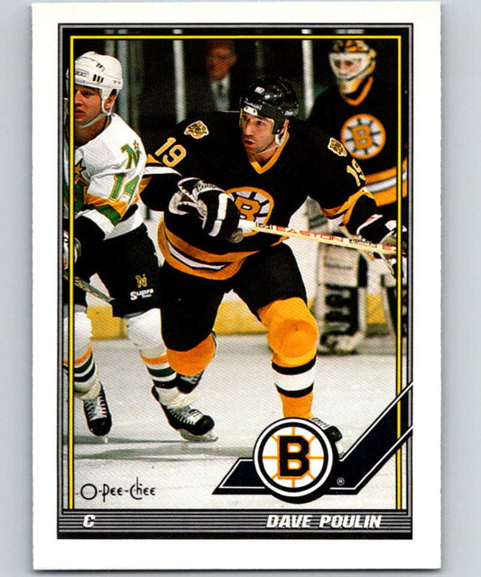 1991-92 O-Pee-Chee #507 Dave Poulin Mint Boston Bruins