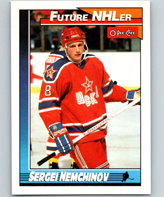 1991-92 O-Pee-Chee #514 Sergei Nemchinov Mint New York Rangers