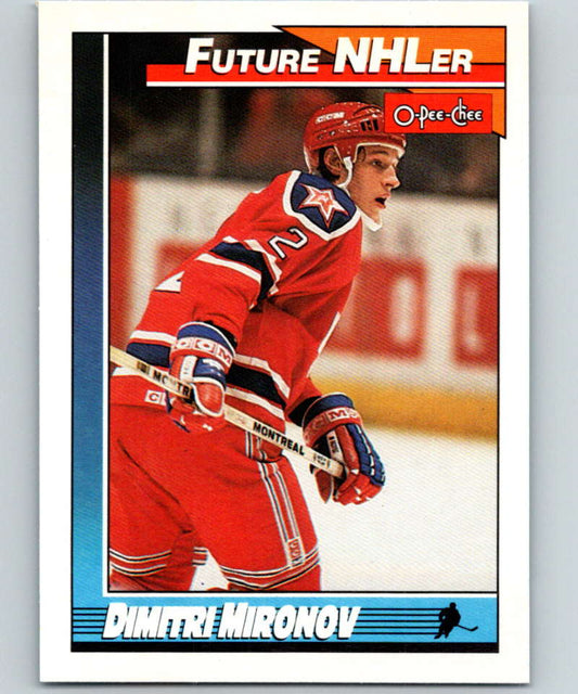 1991-92 O-Pee-Chee #515 Dmitri Mironov Mint Toronto Maple Leafs