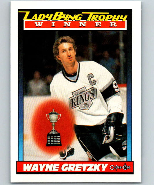 1991-92 O-Pee-Chee #520 Wayne Gretzky Mint Los Angeles Kings  Image 1