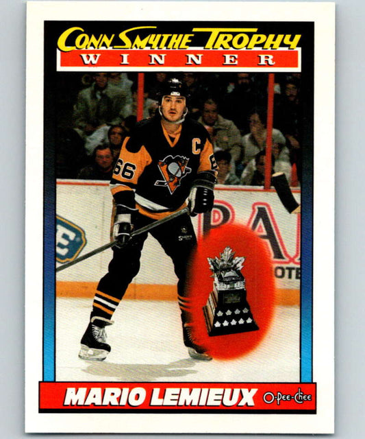 1991-92 O-Pee-Chee #523 Mario Lemieux Mint Pittsburgh Penguins