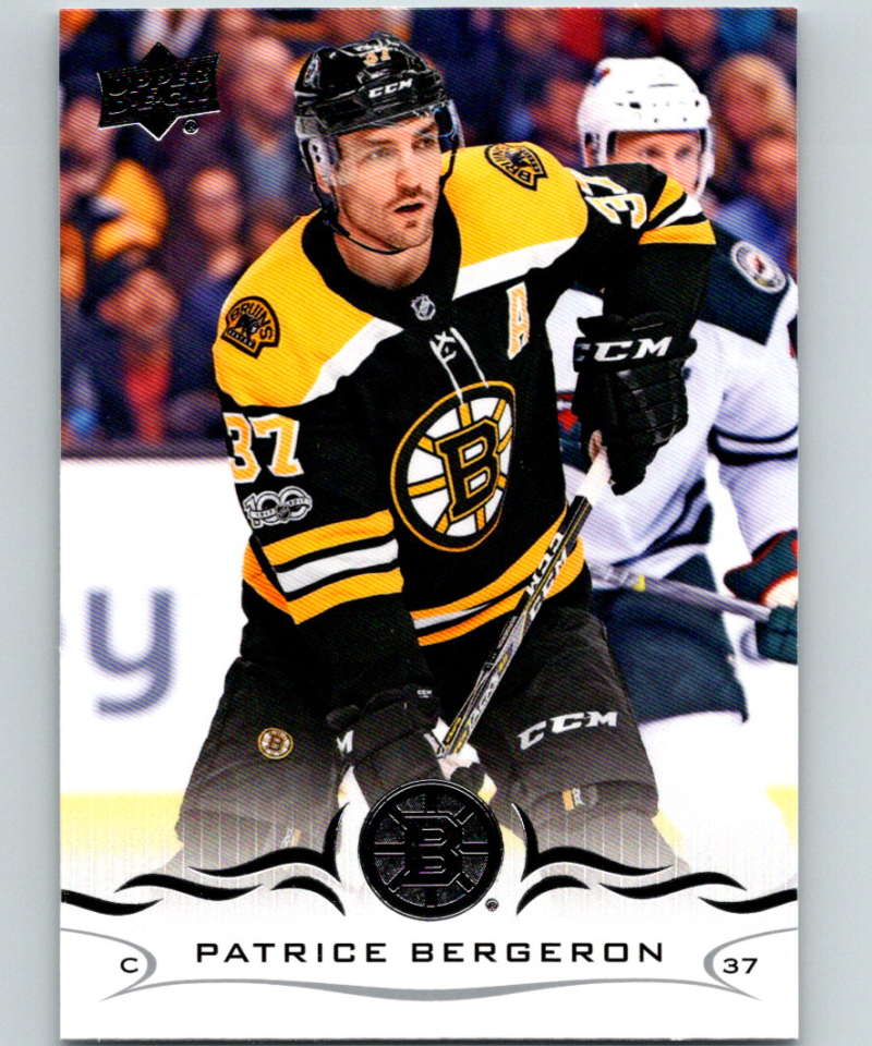 2018-19 Upper Deck #19 Patrice Bergeron Mint Boston Bruins