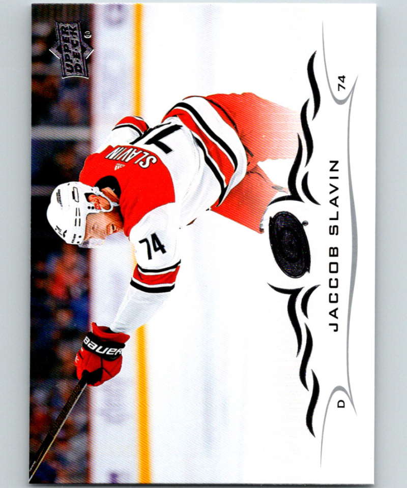 2018-19 Upper Deck #32 Jaccob Slavin Mint Carolina Hurricanes