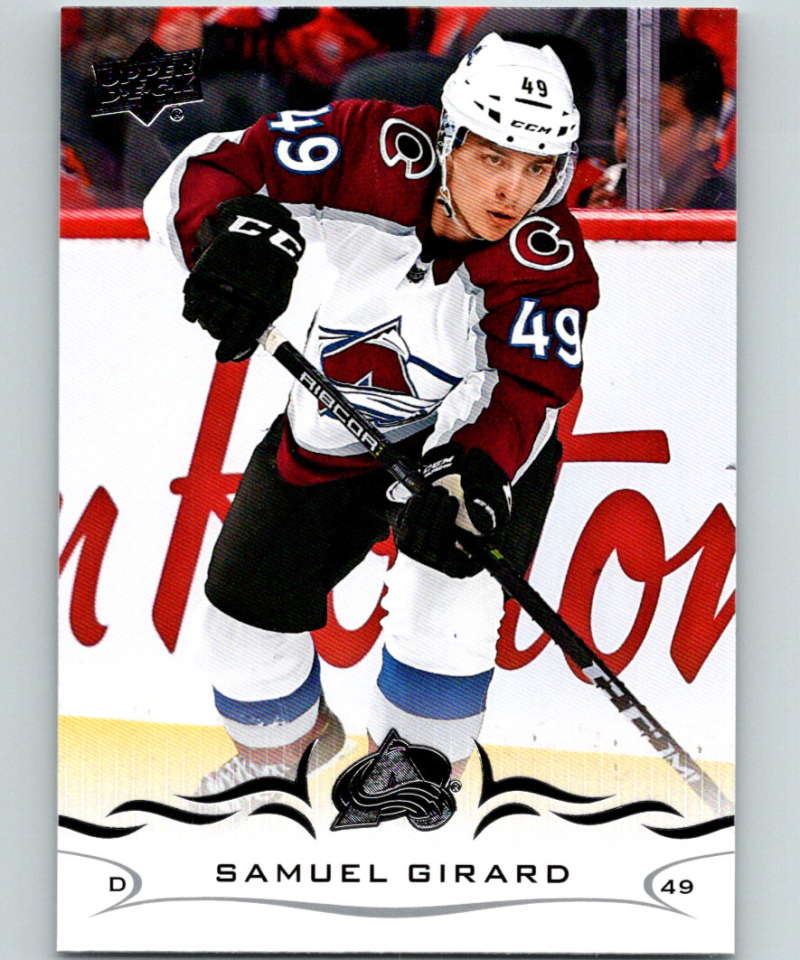 2018-19 Upper Deck #49 Samuel Girard Mint Colorado Avalanche