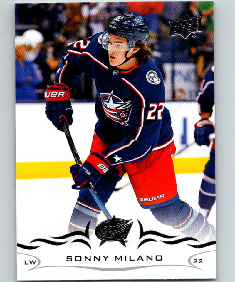 2018-19 Upper Deck #56 Sonny Milano Mint Columbus Blue Jackets  Image 1