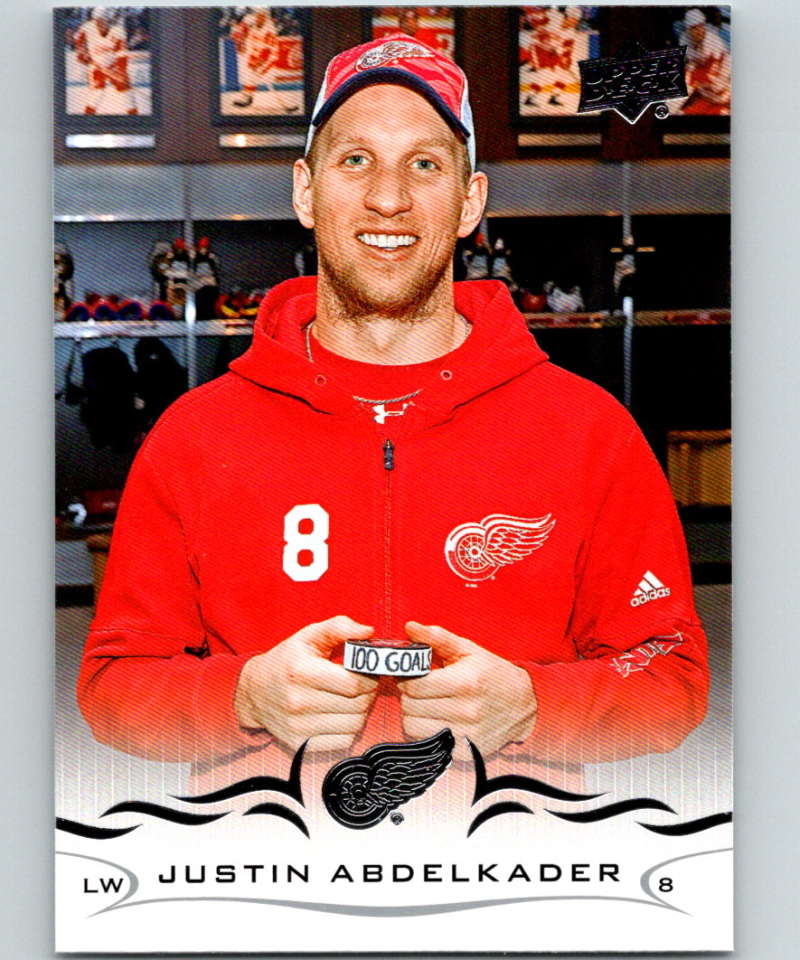 2018-19 Upper Deck #66 Justin Abdelkader Mint Detroit Red Wings  Image 1
