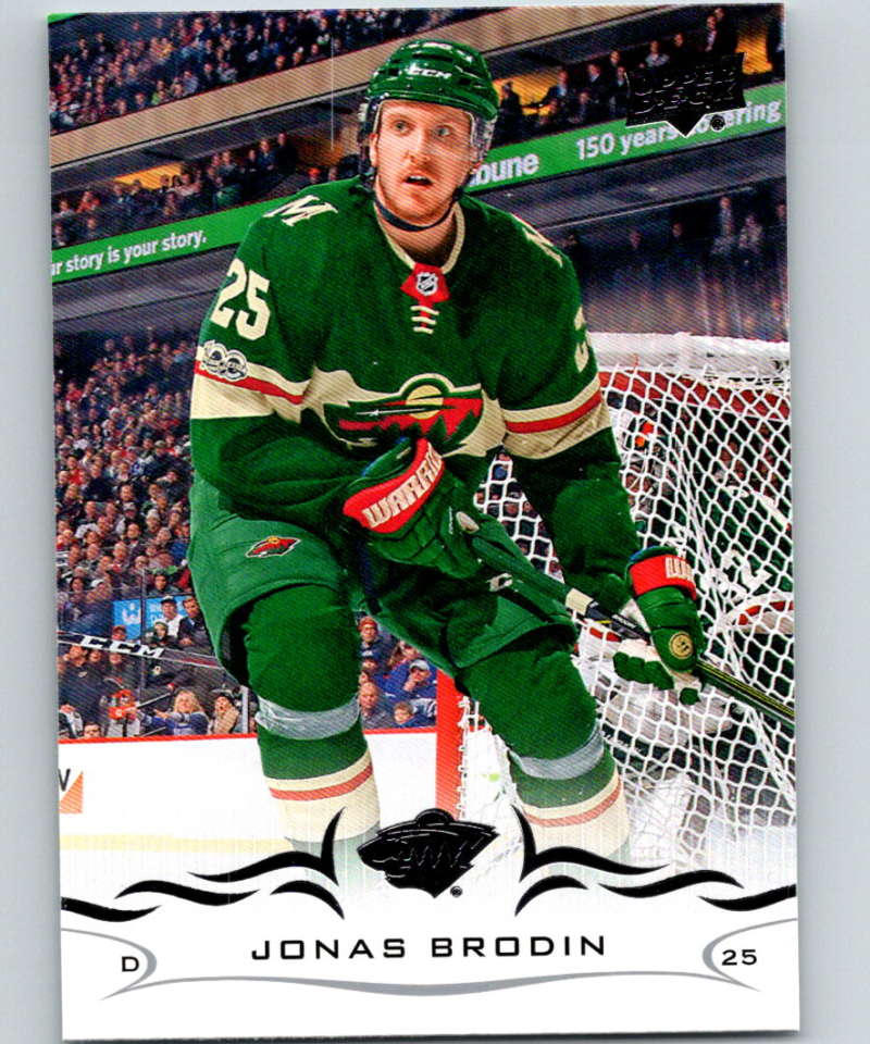 2018-19 Upper Deck #89 Jonas Brodin Mint Minnesota Wild  Image 1