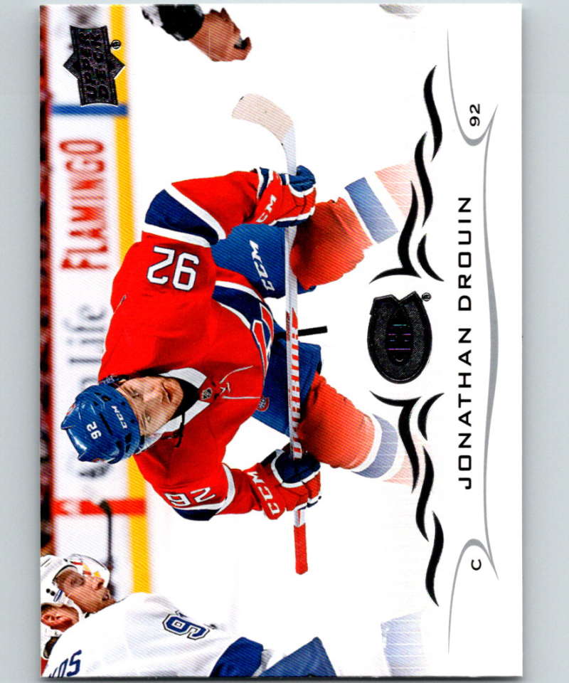 2018-19 Upper Deck #98 Jonathan Drouin Mint Montreal Canadiens  Image 1