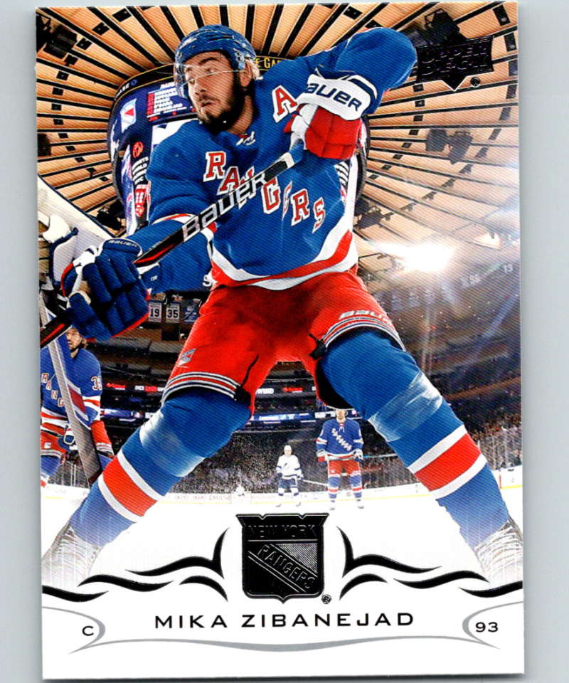 2018-19 Upper Deck #124 Mika Zibanejad Mint New York Rangers  Image 1