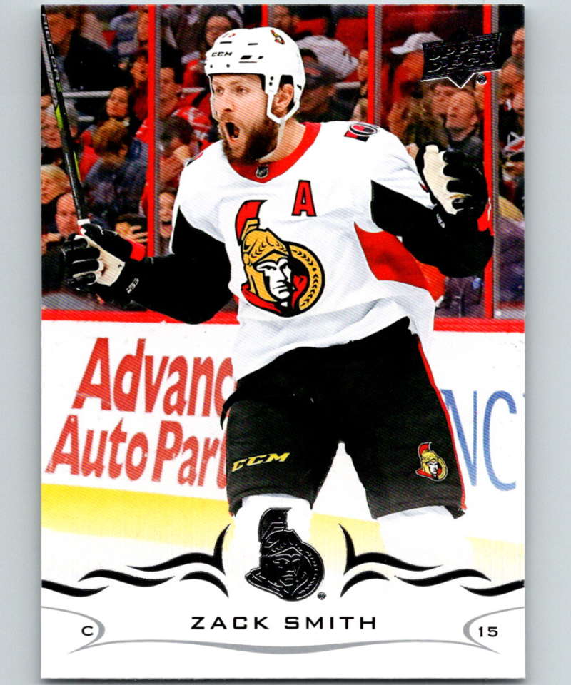 2018-19 Upper Deck #130 Zack Smith Mint Ottawa Senators