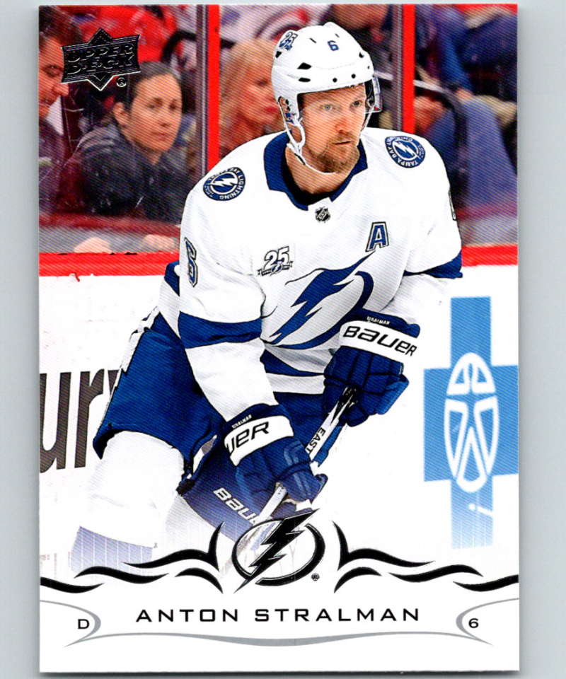 2018-19 Upper Deck #165 Anton Stralman Mint Tampa Bay Lightning