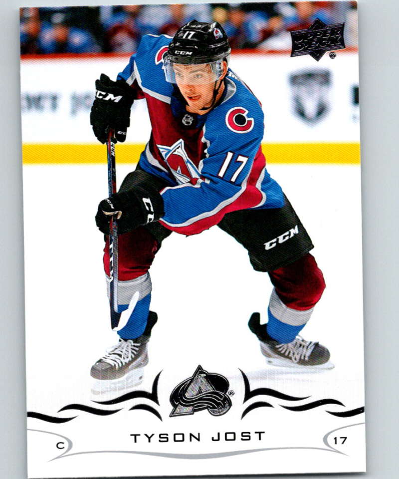 2018-19 Upper Deck #297 Tyson Jost Mint Colorado Avalanche  Image 1