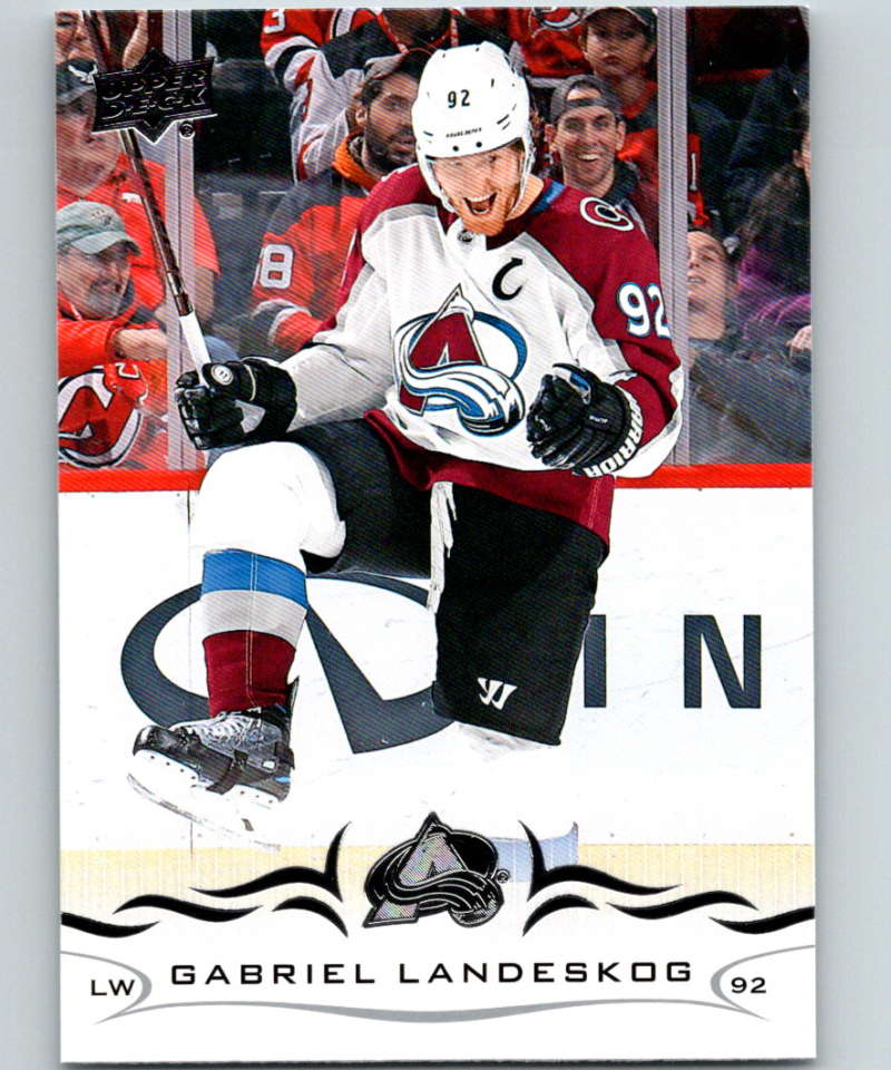 2018-19 Upper Deck #298 Gabriel Landeskog Mint Colorado Avalanche  Image 1