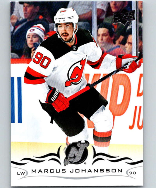 2018-19 Upper Deck #358 Marcus Johansson Mint New Jersey Devils  Image 1