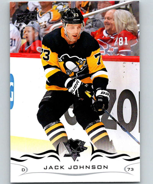 2018-19 Upper Deck #393 Jack Johnson Mint Pittsburgh Penguins  Image 1