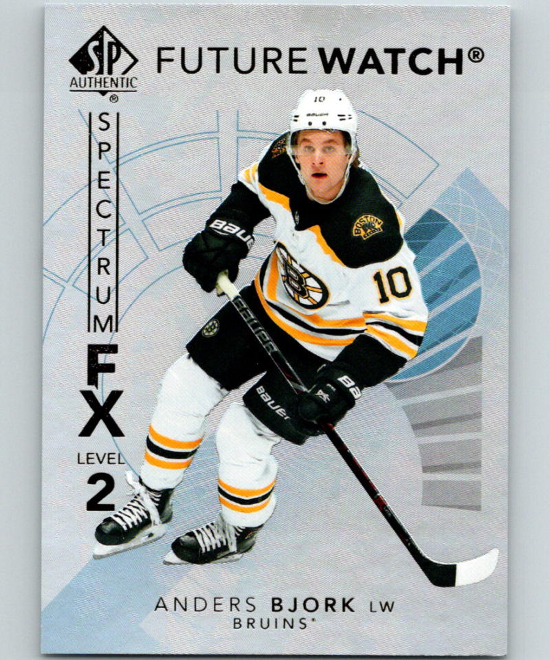 2017-18 SP Authentic Spectrum FX Anders Bjork Rookie MINT Boston Bruins 05276 Image 1