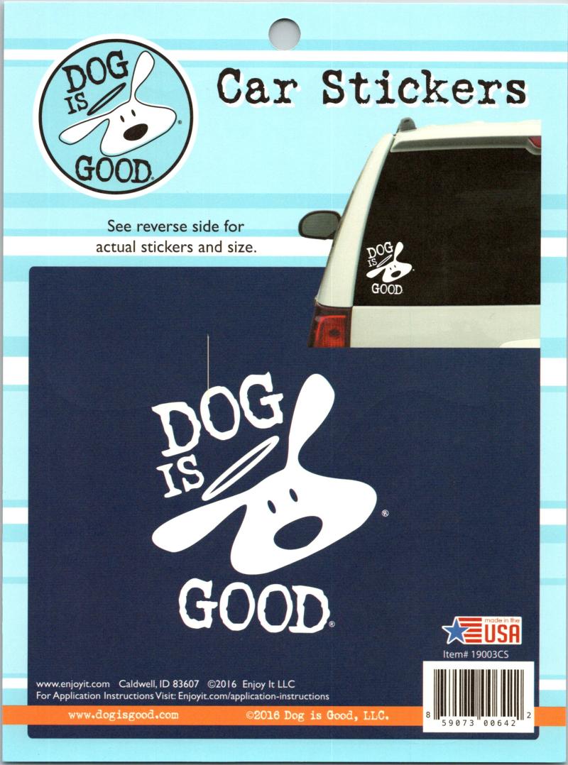 Dog Is Good Stickers Perfect Cut Decal/Sticker 6" x 8" Sheet