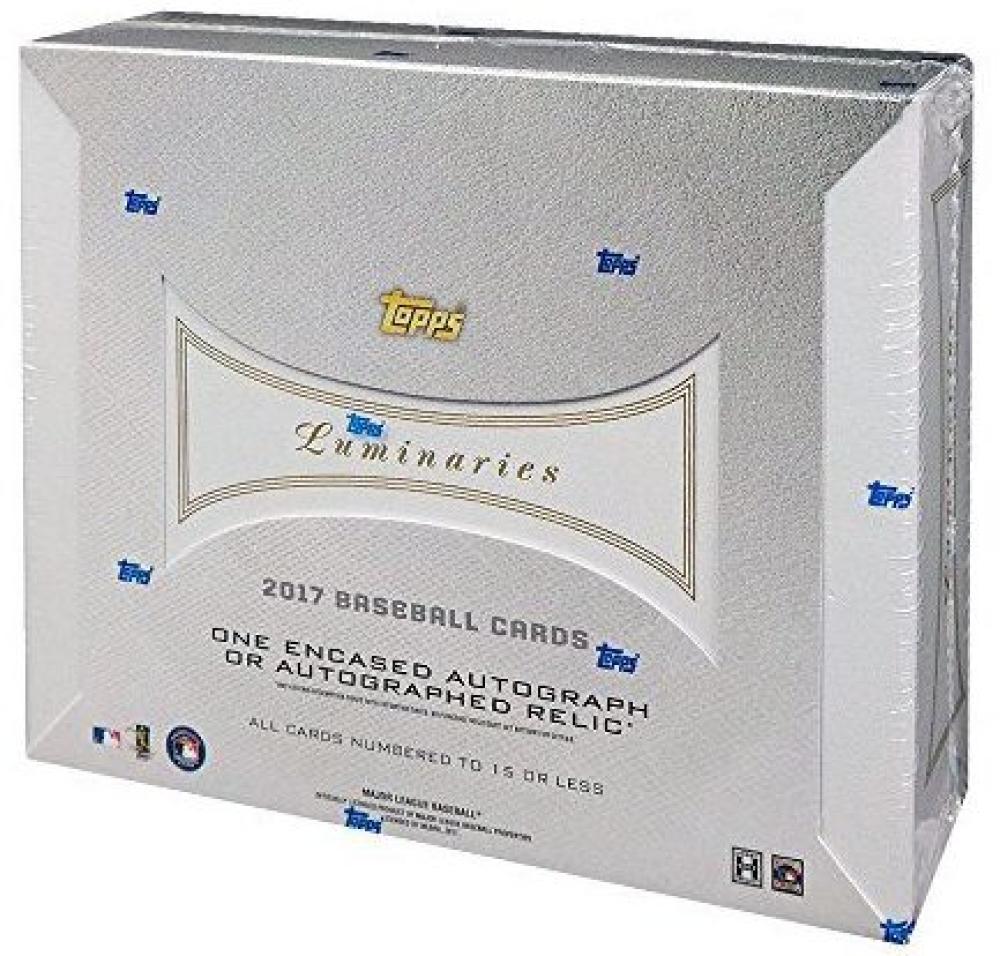 2017 Topps Luminaries Baseball Hobby Box - Every card is Auto & Encased