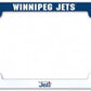 Winnipeg Jets NHL Plastic Full Colour License Plate Frame 6"x12"