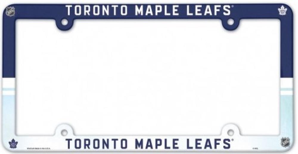 Toronto Maple Leafs NHL Plastic Full Colour License Plate Frame 6"x12"