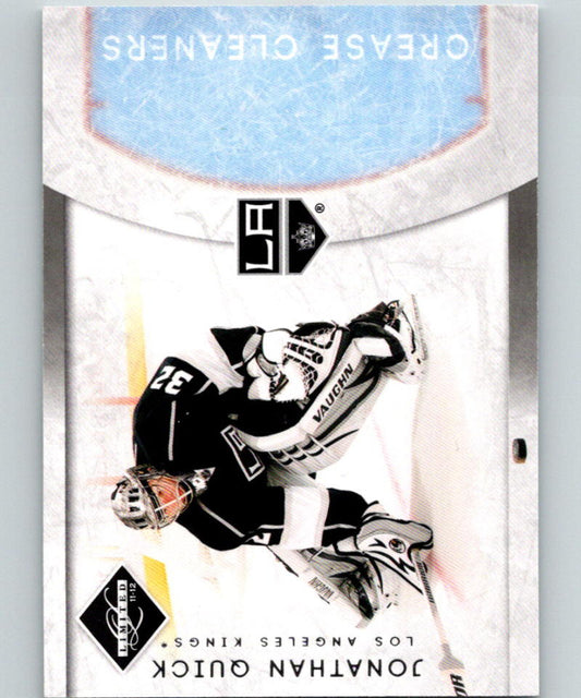 2011-12 Panini Limited Crease Cleaners Silver Spotlight Jonathan Quick 45/49 07582 Image 1