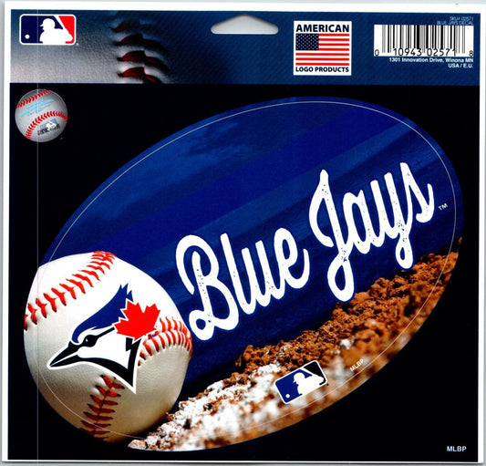 Toronto Blue Jays Ball Multi-Use Decal / Sticker MLB 5x6 Removable Reusable Image 1