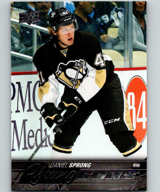 2015-16 Upper Deck #226 Daniel Sprong Young Guns YG RC Rookie Y861 Image 1