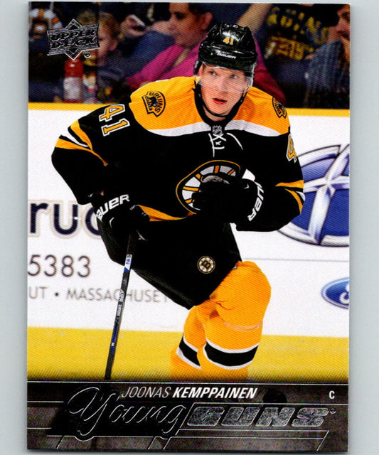 2015-16 Upper Deck #243 Joonas Kemppainen Young Guns YG RC Rookie Y861 Image 1