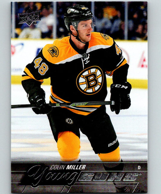 2015-16 Upper Deck #247 Colin Miller Young Guns YG RC Rookie Y861 Image 1