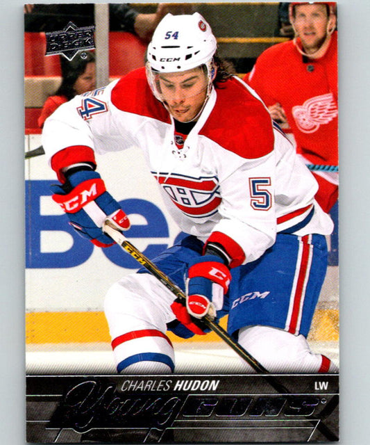 2015-16 Upper Deck #452 Charles Hudon Young Guns YG RC Rookie Y861 Image 1