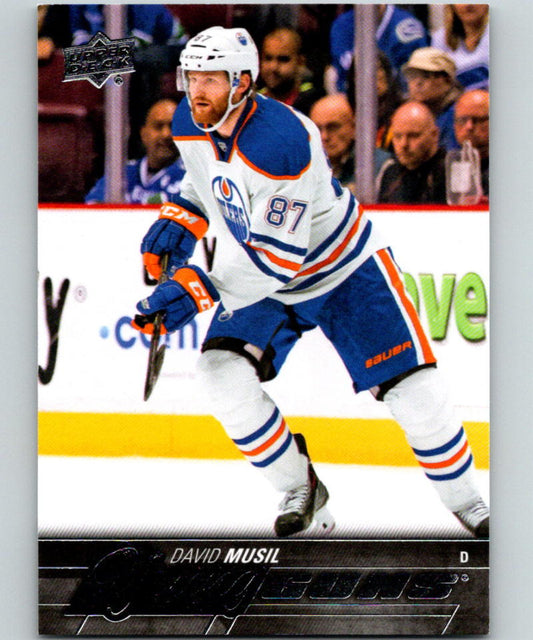 2015-16 Upper Deck #485 David Musil Young Guns YG RC Rookie Y861 Image 1