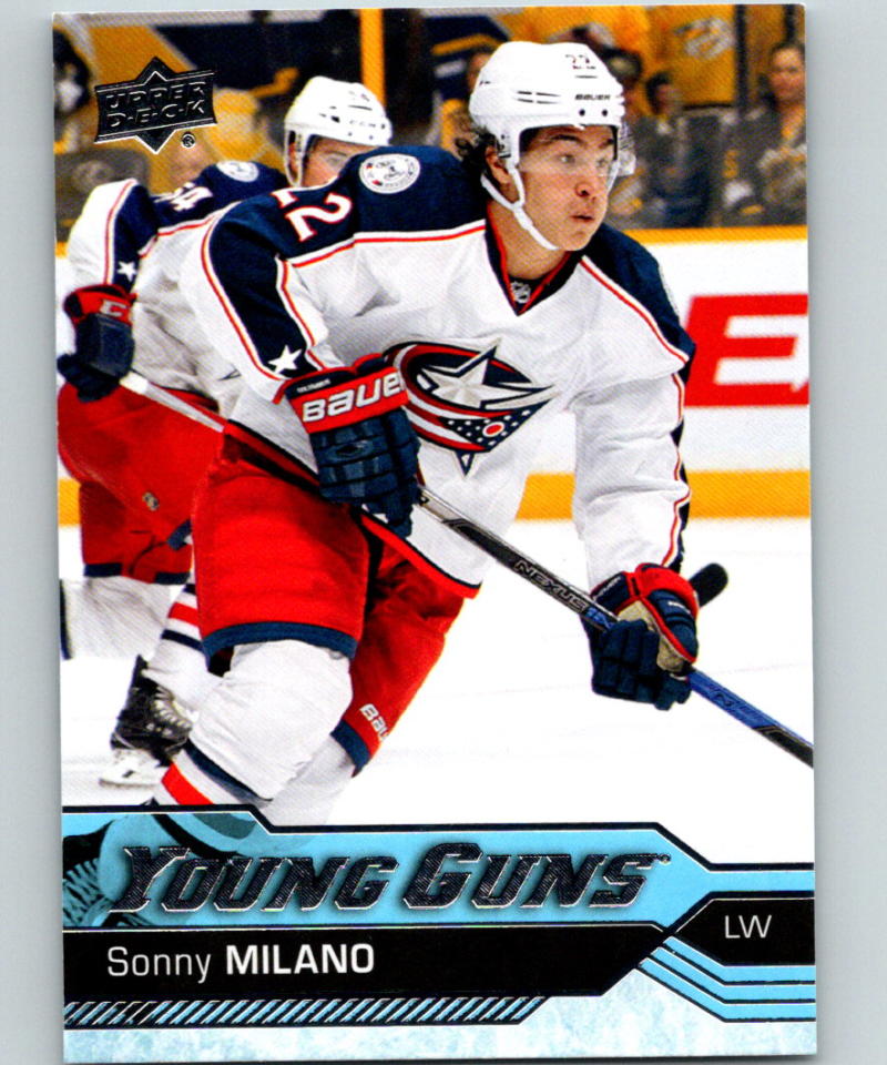 2016-17 Upper Deck #228 Sonny Milano Young Guns MINT RC Rookie Y861