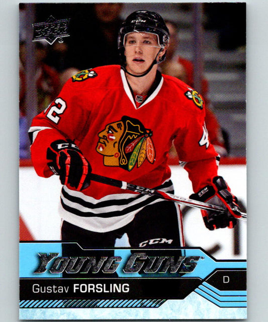 2016-17 Upper Deck #240 Gustav Forsling Young Guns MINT RC Rookie Y861 Image 1