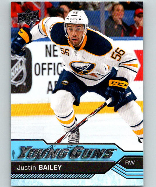 2016-17 Upper Deck #246 Justin Bailey Young Guns MINT RC Rookie Y861 Image 1