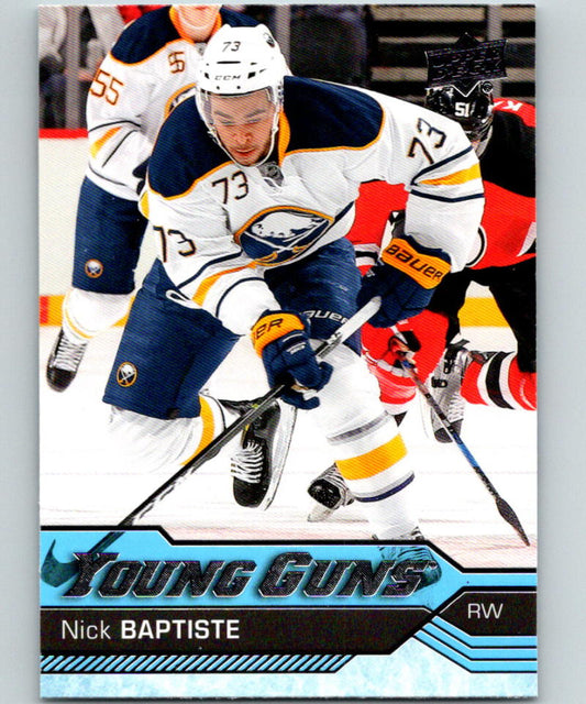 2016-17 Upper Deck #477 Nick Baptiste Young Guns MINT RC Rookie Y861 Image 1