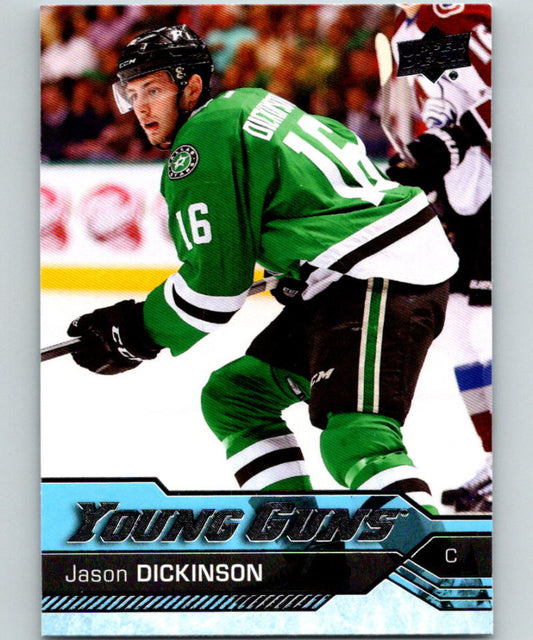 2016-17 Upper Deck #497 Jason Dickinson Young Guns MINT RC Rookie Y861 Image 1
