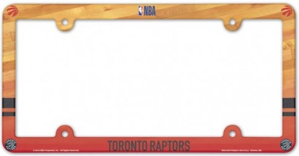 Toronto Raptors Plastic License Plate Frame - Standard 6"x12" Image 1
